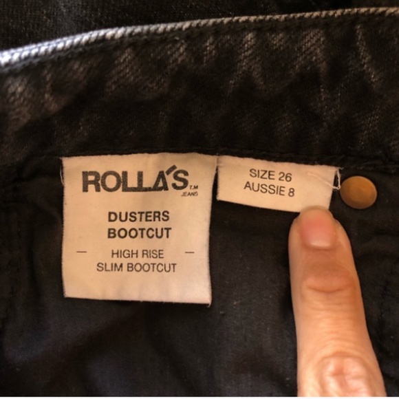 ROLLA'S Dusters Bootcut High Rise Jeans - Picture 2 of 5